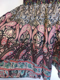 BOHEMIAN ~ Tiered Silk Blend Skirt!