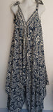 BOHEMIAN ~ Blue & White Jumpsuit!