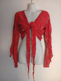 BATIK ~  Wrap/Tie In Front Top!