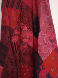 ONE OF A KIND   ~ Patchwork Cotton Wrap Skirt!