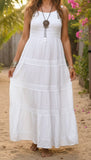 PURE WHITE ~ Bohemian Dress!