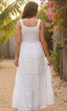PURE WHITE ~ Bohemian Dress!