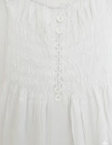PURE WHITE ~ Bohemian Dress!