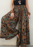 FLOWING  ~ Wide Leg Paisley Pants !