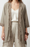 BOHEMIAN ~ Tasseled Hem Long Top!