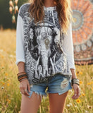 ELEPHANT  ~ Cotton Hooded Top!