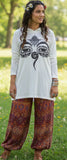 BUDDHA EYES ~ Cotton Hooded Top!