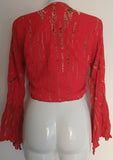 BATIK ~  Wrap/Tie In Front Top!