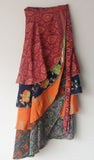 SILK  ~ 4 Layered Handcrafted Skirt!