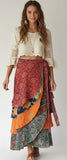 SILK  ~ 4 Layered Handcrafted Skirt!