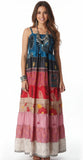 BOHEMIAN  ~ Tiered Silk Blend Dress!