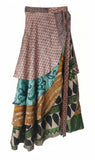 SILK SARI ~ 4 Layered Handcrafted Skirt!