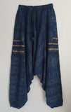 DARK BLUE   ~ Cotton Harem Pants!