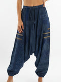 DARK BLUE   ~ Cotton Harem Pants!
