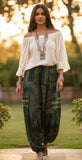 EARTHY GREEN  ~ Cotton Harem Pants!