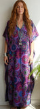 PURPLE ~ Mandala Kaftan! FREE SIZE
