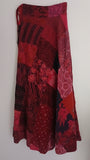 ONE OF A KIND   ~ Patchwork Cotton Wrap Skirt!