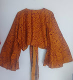 BELL SLEEVES ~ Silk Blend Top!