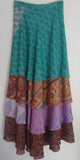SILK  ~ 4 Layered Handcrafted Skirt!
