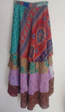 SILK  ~ 4 Layered Handcrafted Skirt!