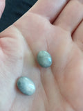SAPPHIRE WHITE ~ x2 Cabochons!