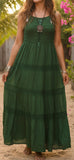 FOREST GREEN ~ Bohemian Dress!