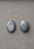 SAPPHIRE WHITE ~ x2 Cabochons!