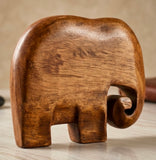 HAND~CRAFTED ~ Wooden Elephant!
