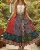 BOHEMIAN ~ Silk Blend Skirt!