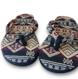 HANDMADE ~ Tribal Fabric Flip Flops!