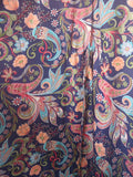 MIDNIGHT ~ Paisley Kaftan! FREE SIZE